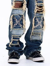 Men's Rivet Mid-top Skate Shoes