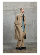 Draped Chain Texture Straight Leg Pants