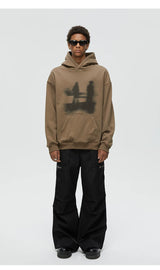 Lost Sandbar Print Fleece Hoodie