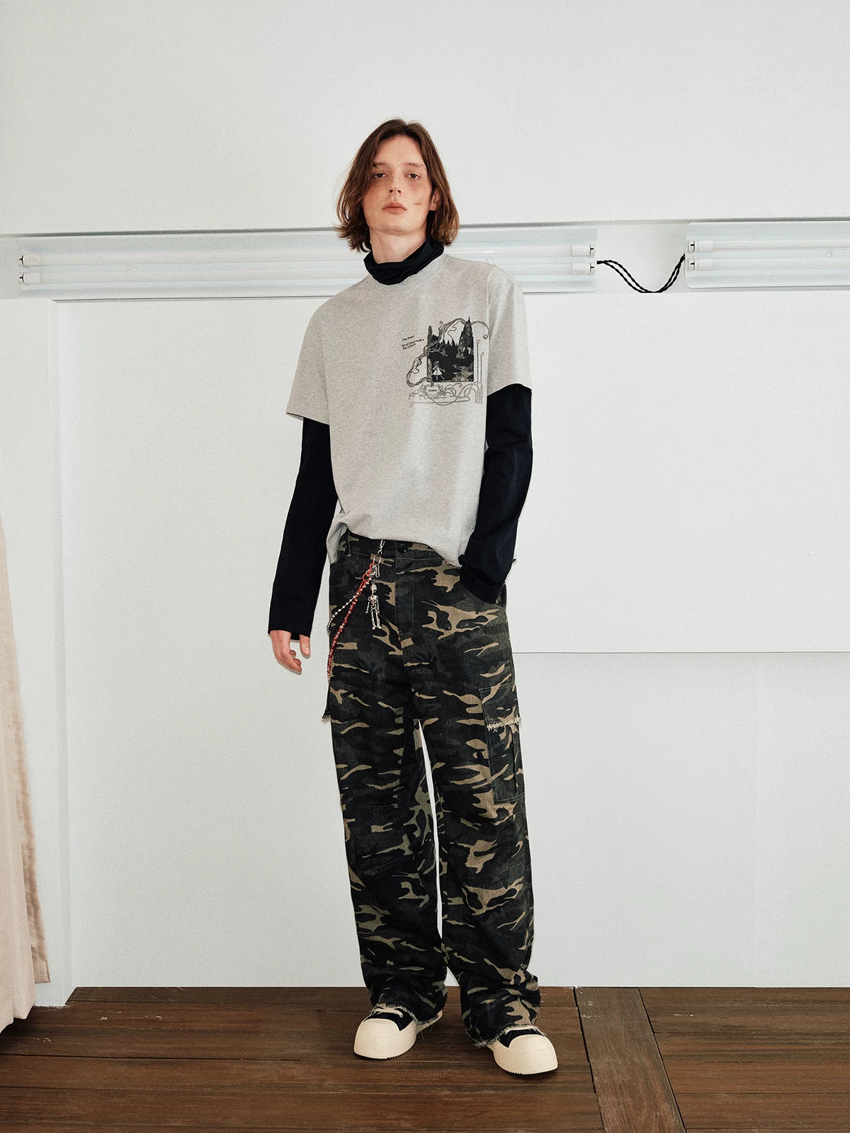 Loose Camouflage Cargo Pants