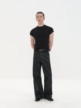 Lightweight Ribbed Short Sleeves