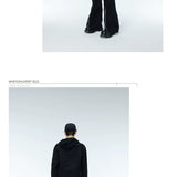 Unisex Two-Tone Irregular Short Multi-Zip Jackets