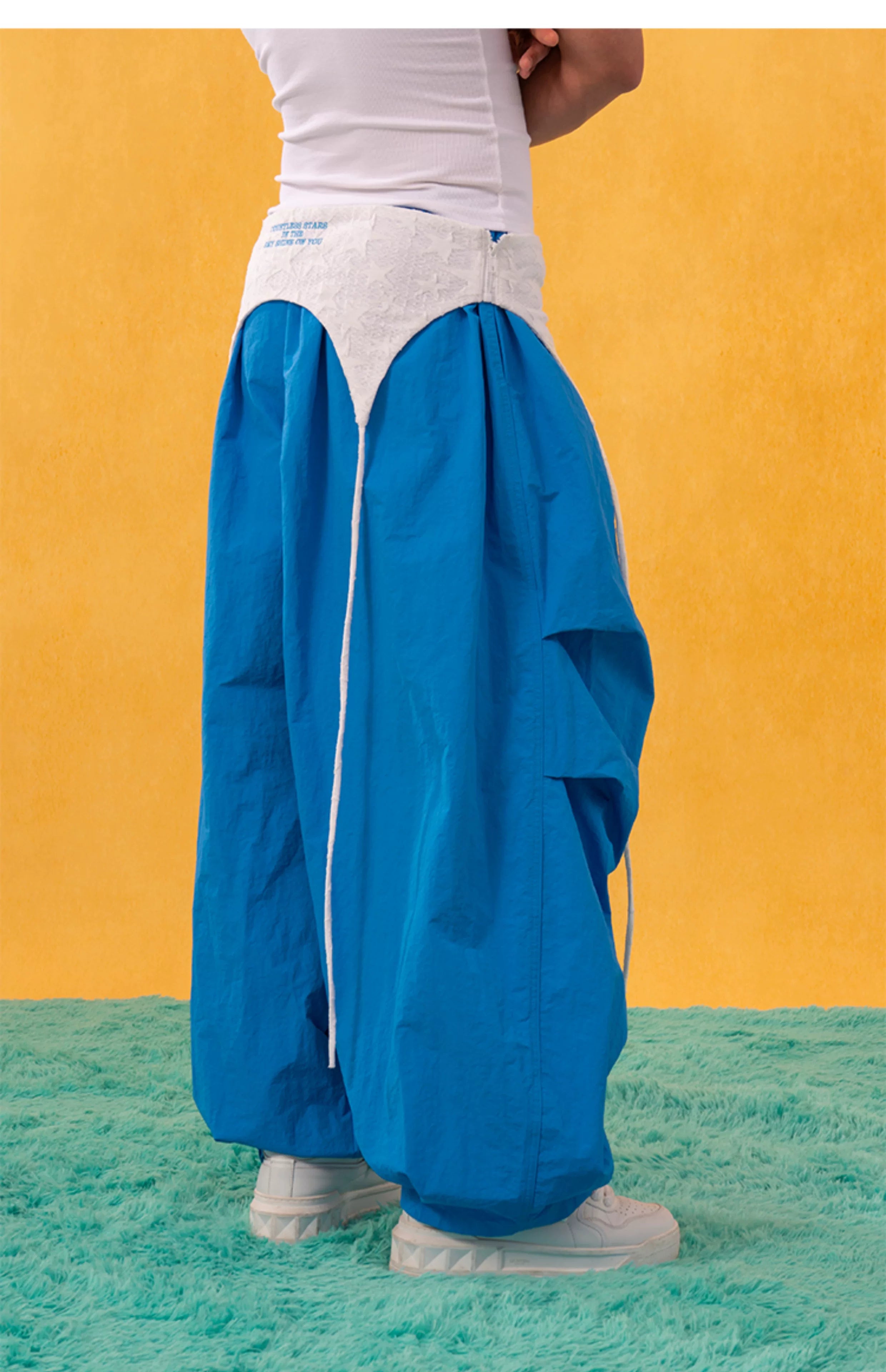 Multi-color Y2K Men's Wide Leg Pants