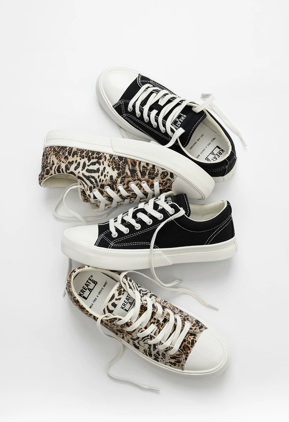Low-top Cork Platform Casual Canvas Shoes