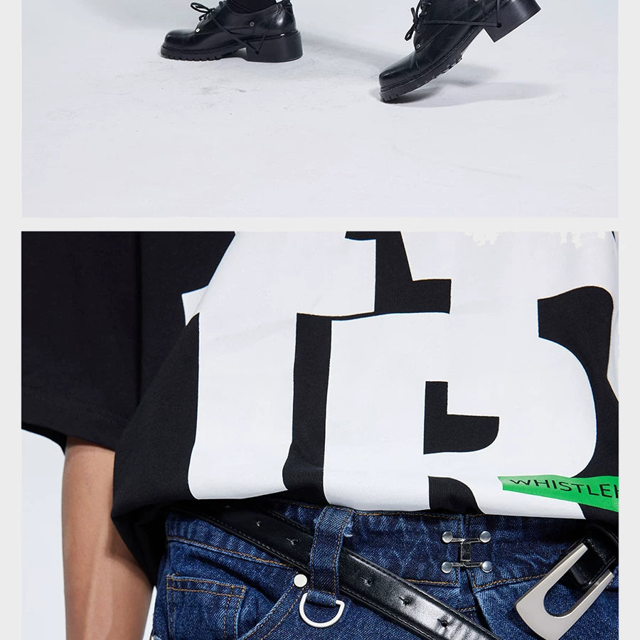 Special Waistband Tailored Washed Denim Shorts