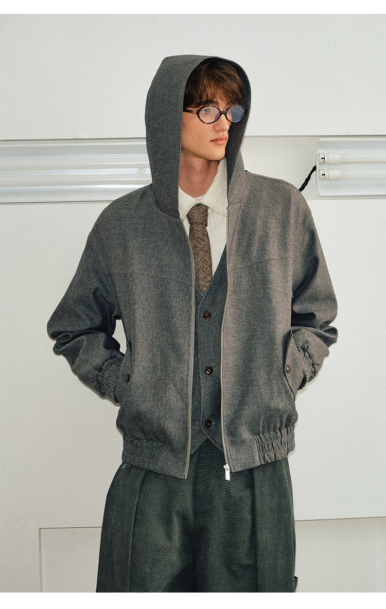 Men's Two-In-One V-Neck Vest Blazer