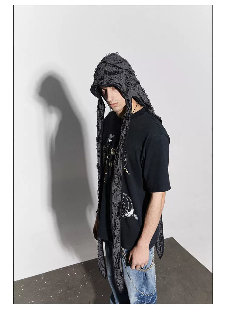 Distressed Bunny Ear Hip Hop Durag
