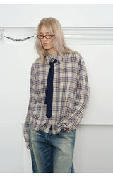 Unisex Long Sleeve Double Tie Shirt