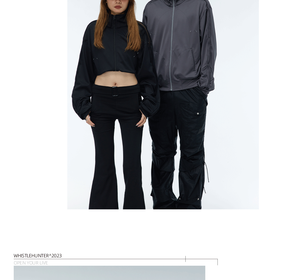 Two-Color Stretchy Cooling Quick-Dry Zip Sweatshirt