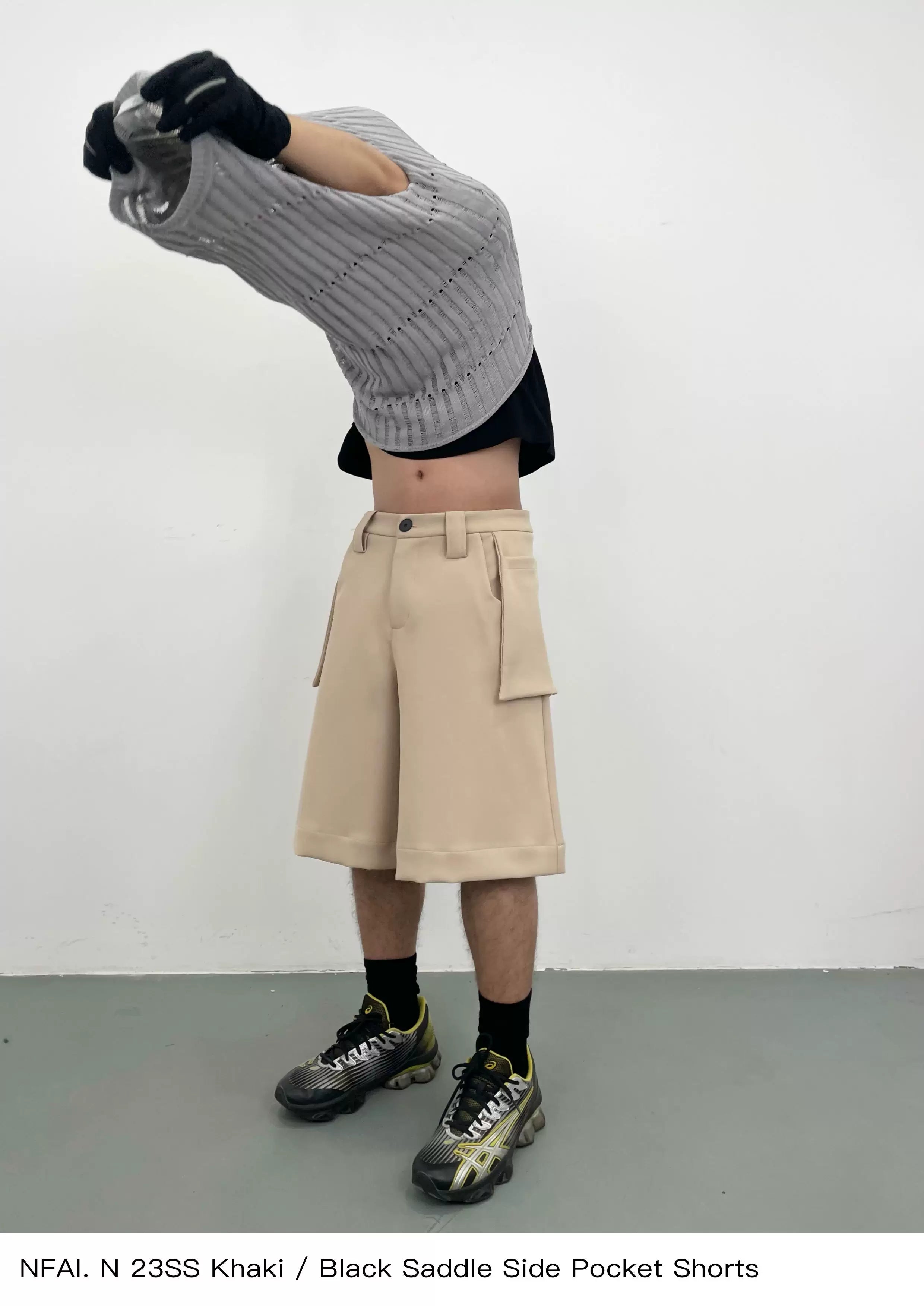 Wrinkle Resistant Saddle Pocket Shorts