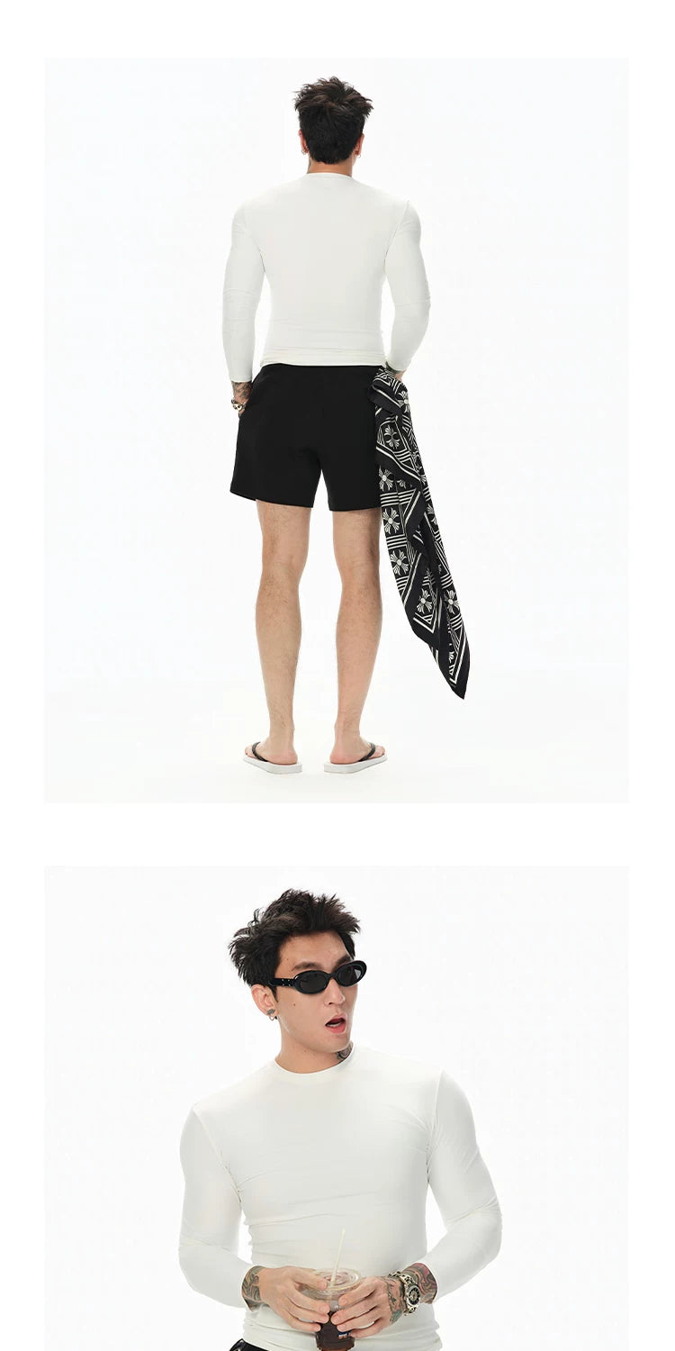 Soft Quick-Dry Fitted Long-Sleeve Top