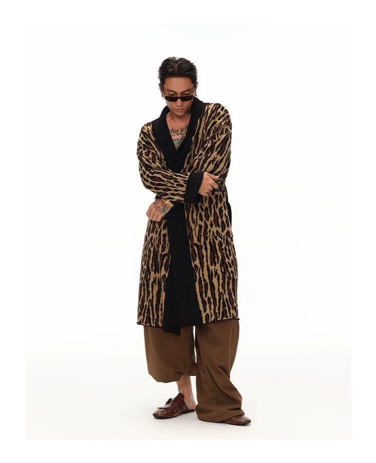 Leopard Print Home Robe