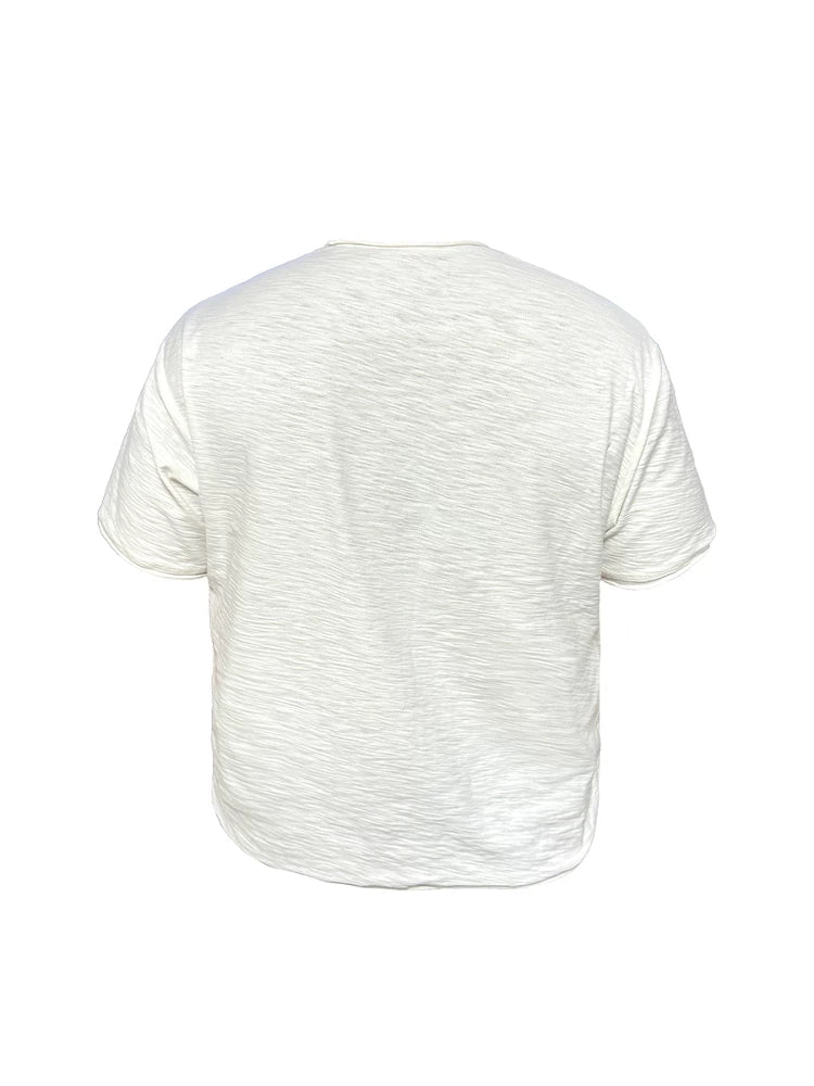 Water Stain Print Short Sleeve Tee
