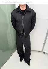 Loose Slim Lapel Collar Cotton Coat