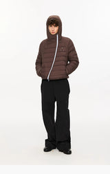 Lightweight Hooded 90% Down Water-repellent Jacket