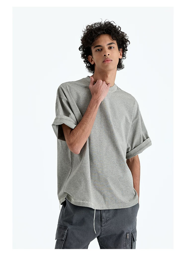 300G Short Sleeve Long-Staple Cotton Tee