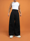 Black High Waist Wide Leg Pants