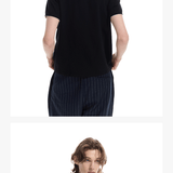 Tri-color Sorona Lace Raglan Slim Tee