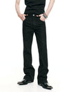 Rivet Slim Canvas Punk Jeans