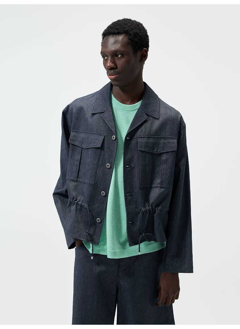 Hemp Blend Denim Jackets & Shorts
