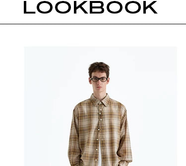 Plaid Woven Cotton Long Sleeve Shirt