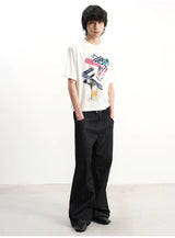 Short Sleeve Tai Chi Print Tee