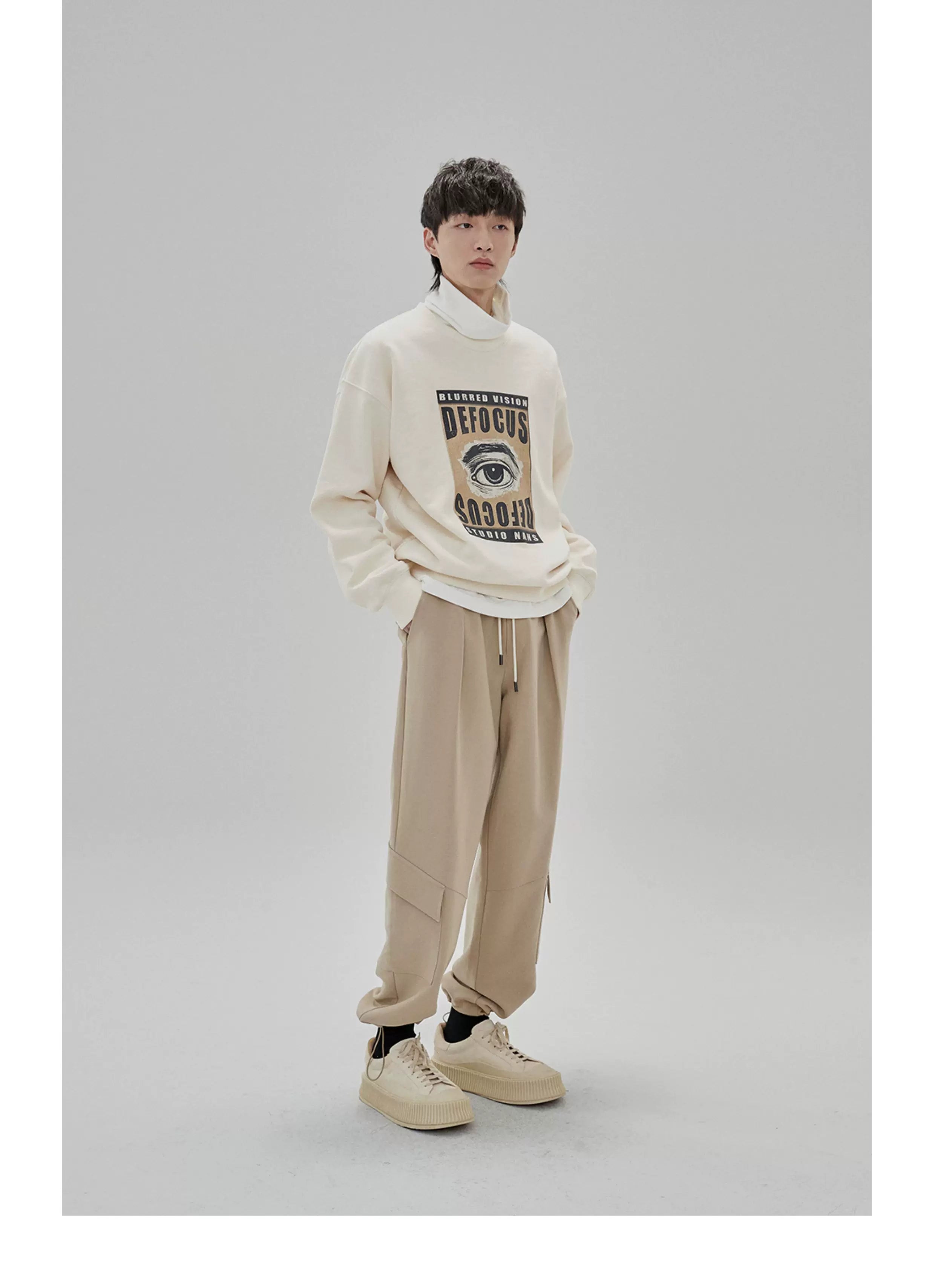 Tapered Drawstring Pocket Cargo Pants