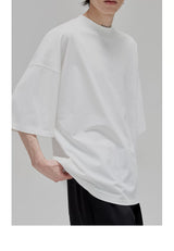 Vintage Ribbed Half Sleeve Tees