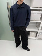 Collared Polo with Magnetic Closure
