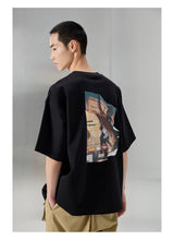 Oversized Heavyweight Printed Embroidered Tee