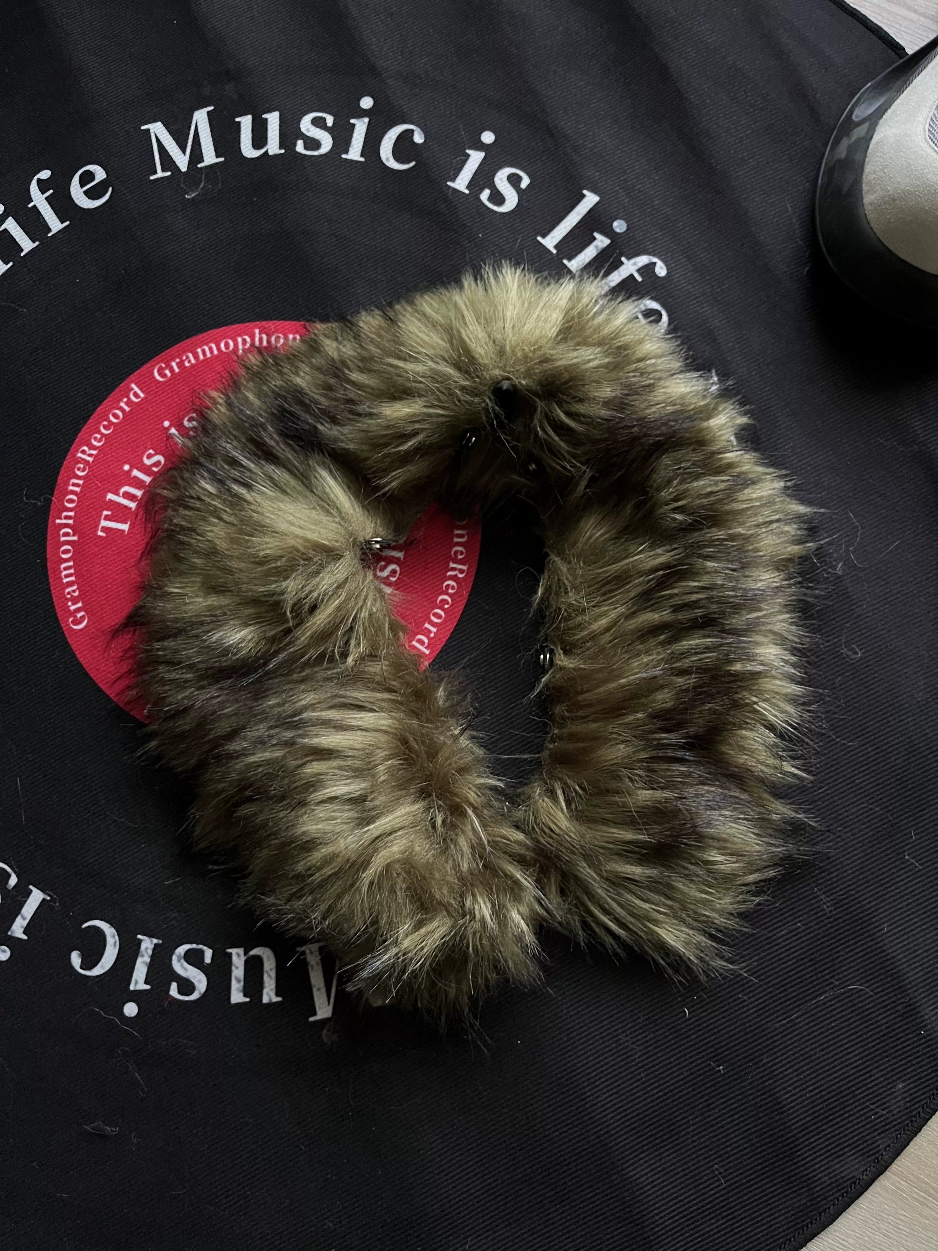 Ten-Color Removable Snap Fur Collar