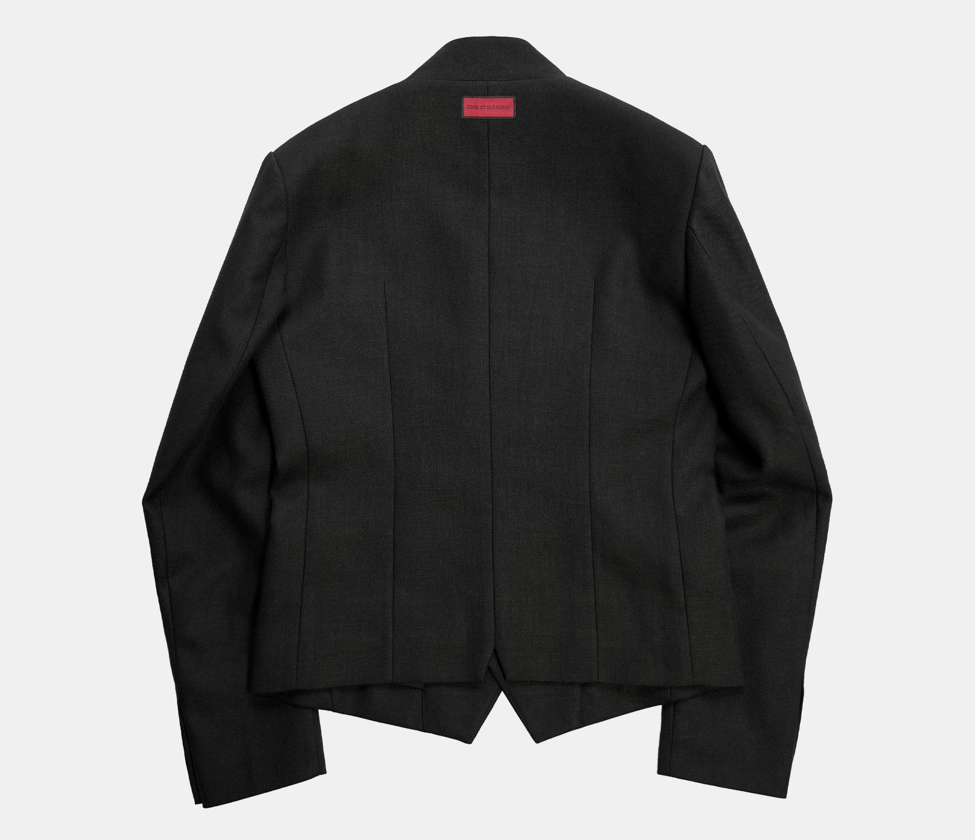 Structured Shoulder Wrinkle-Resistant Linen Slim Blazer