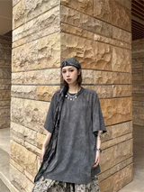 Deconstructed Two-Tone Distressed Tees