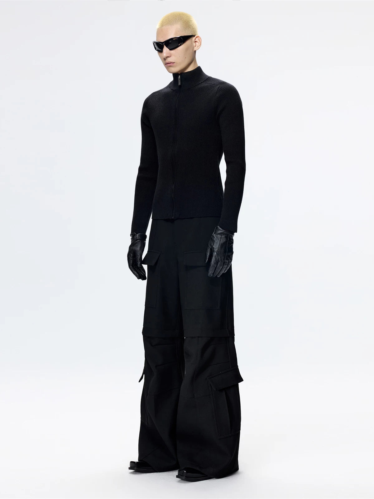 Wide-Leg Multi-Pocket Cargo Pants