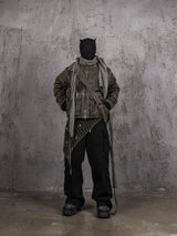 Wanderer Distressed Embroidered Dirty Dyed Parka