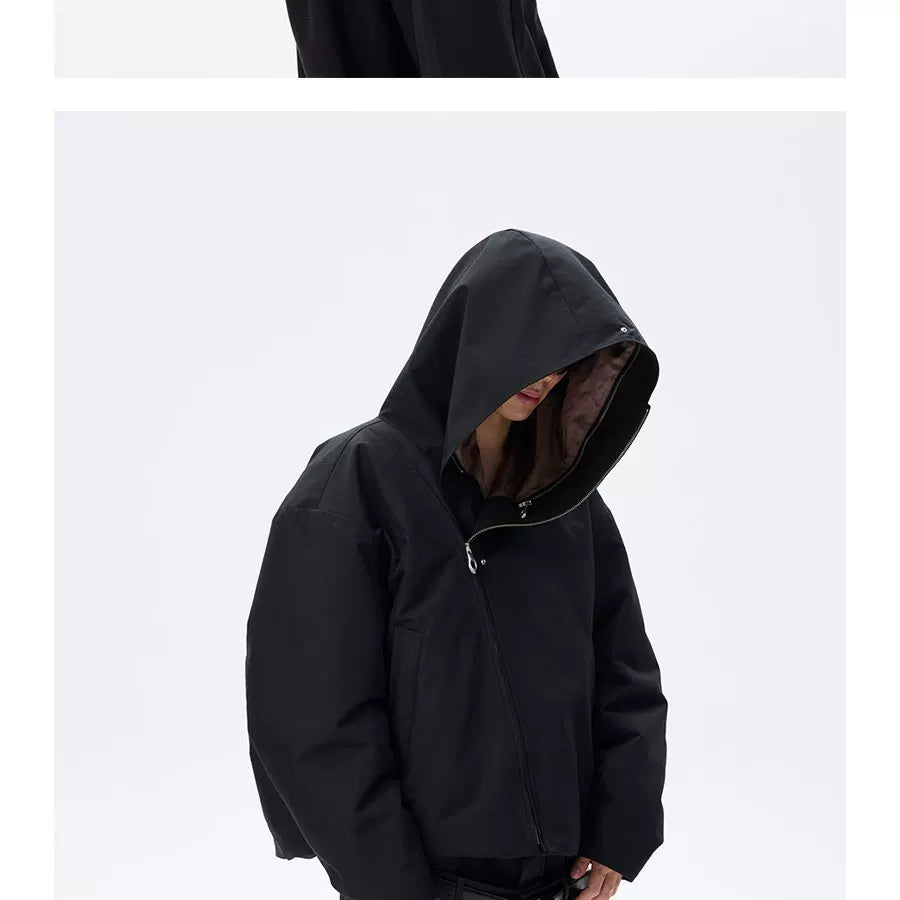 Waterproof Detachable Fox Fur Padded Coat