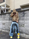 Genuine Vintage Washed Blue Carpenter Jeans
