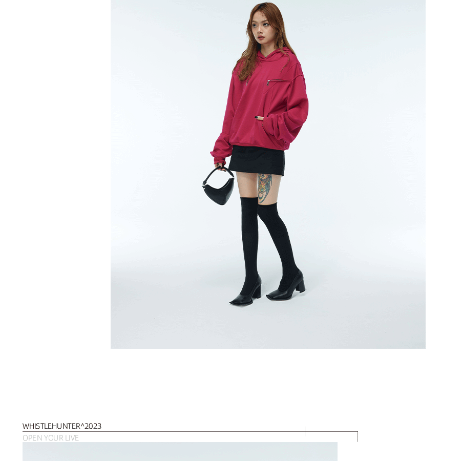 Three Color Cleanfit Couple Zip Hoodies