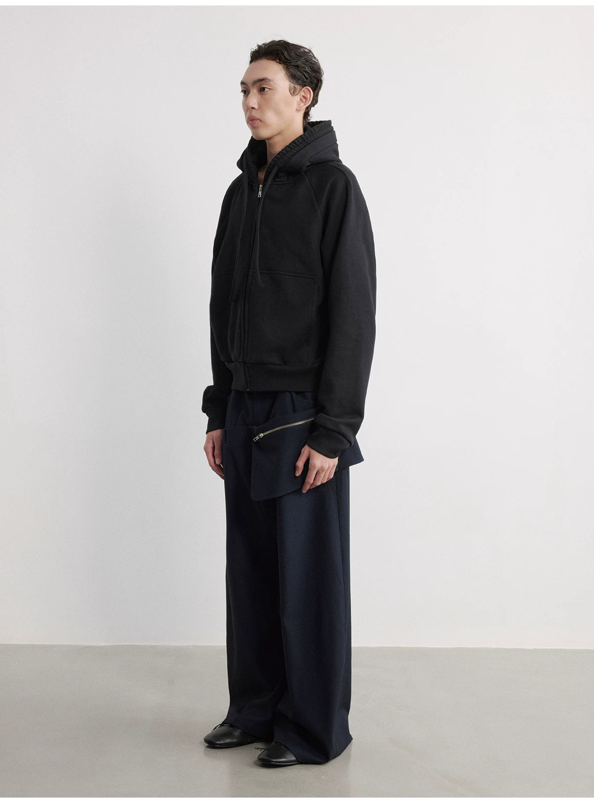 Double Waist Honeycomb Cargo Pants