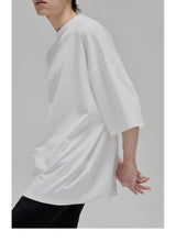 Vintage Ribbed Half Sleeve Tees