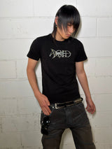 Acid Rock Band Slim Rhinestone Tee