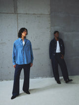 Okayama Washed Long-Staple Cotton Denim Shirt