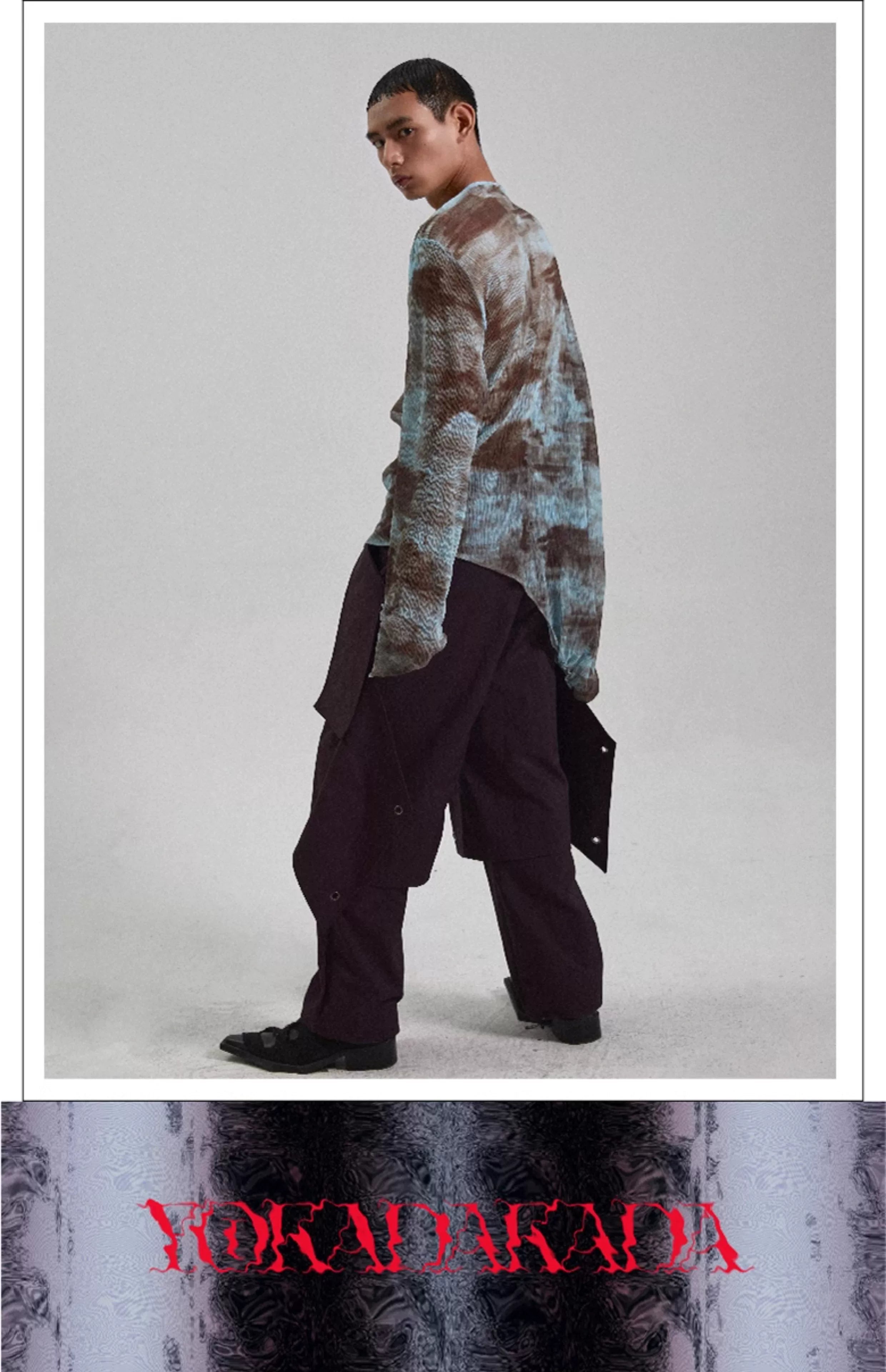 Irregular Mesh Unisex Tops