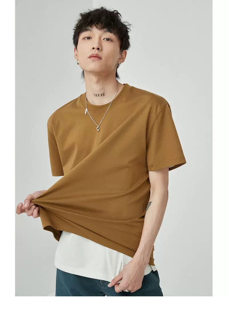 Double-Sided Mercerized Long Staple Cotton Tee