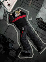 Bloodfang Pleated Flared Color Block Joggers