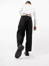 Men's Multicolor Loose Straight Cropped Pants