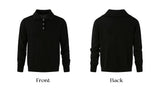 30% Wool Double Collar Polo Tops