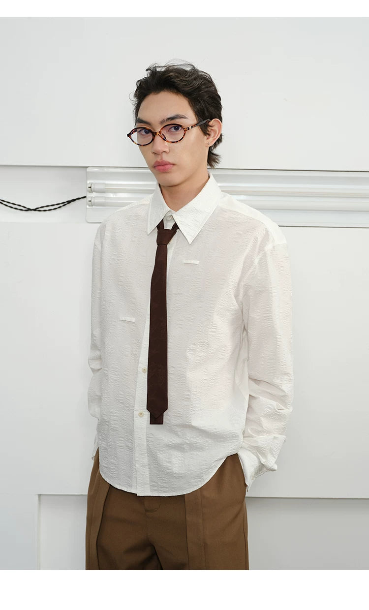 Unisex Long Sleeve Double Tie Shirt