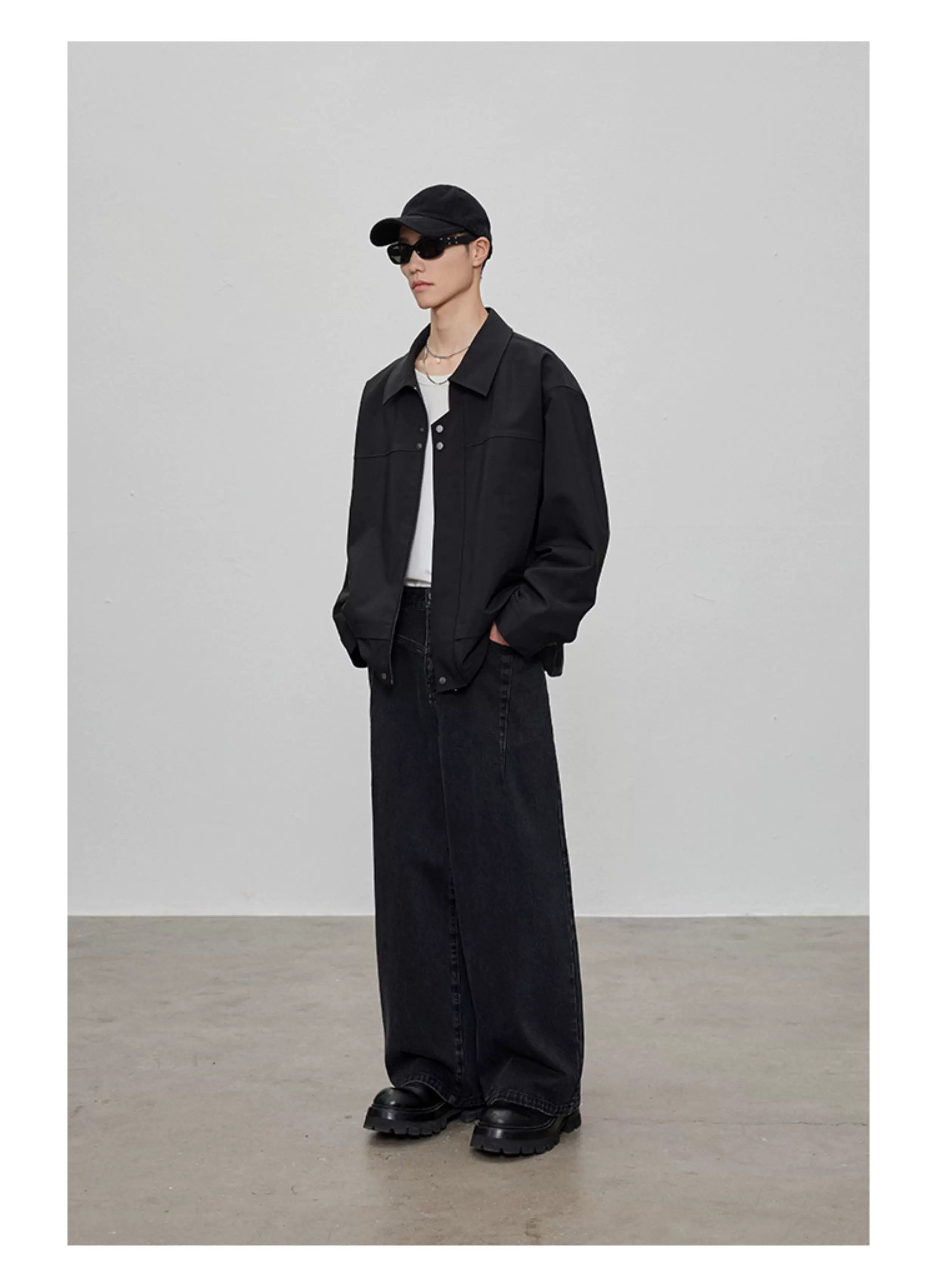 Square Collar Boxy Jacket