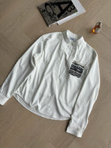 Fair Isle Layered Henley Shirt